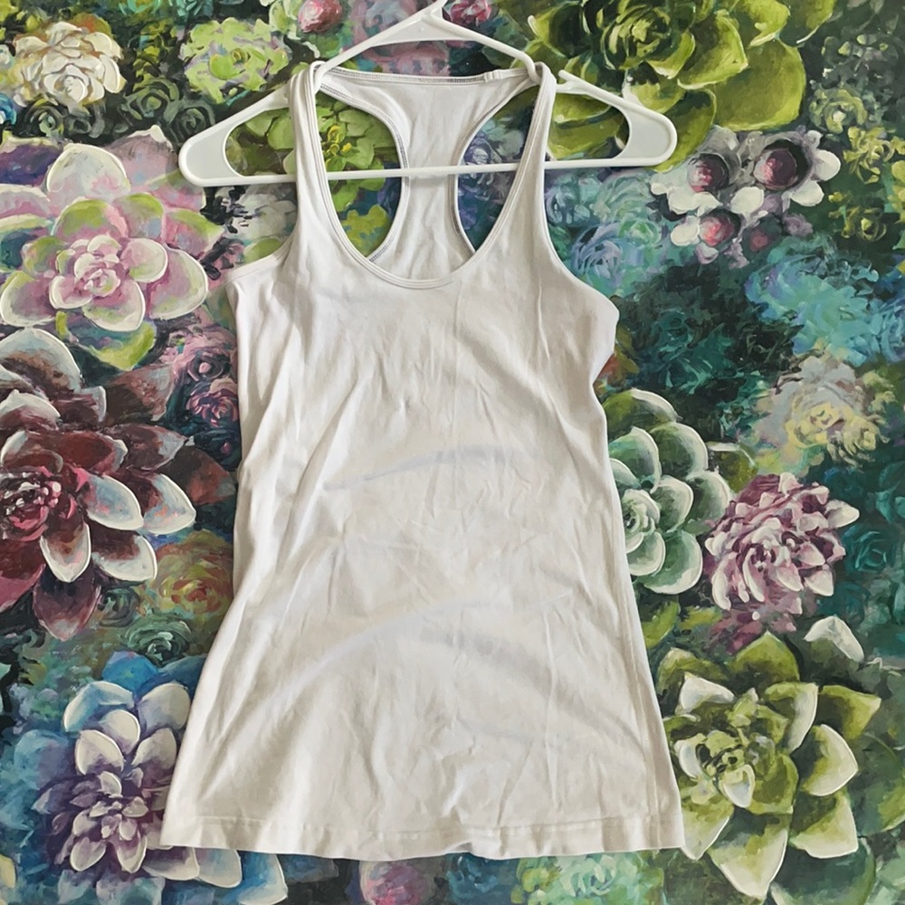 Lululemon White Tank
